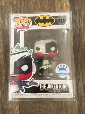 Funko Pop Heroes: Batman The Joker King #416 Funko Shop Exclusive Vinyl Figure